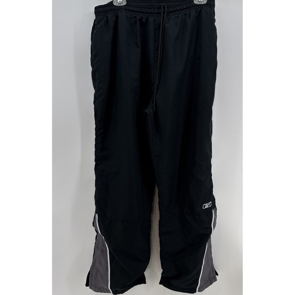 Rbx Men's Joggers Athletic Pants Black Drawstring Active‎ Size XL Ankle Zip